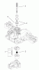 Toro 74590 (190-DH) - 190-DH Lawn Tractor, 2002 (220000001-220999999) Ersatzteile PUMP SHAFT ASSEMBLY