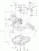 Toro 74590 (190-DH) - 190-DH Lawn Tractor, 2002 (220000001-220999999) Ersatzteile TRANSAXLE CASE ASSEMBLY