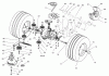 Toro 74590 (190-DH) - 190-DH Lawn Tractor, 2002 (220000001-220999999) Ersatzteile TRANSMISSION DRIVE ASSEMBLY