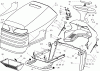 Toro 74590 (DH 220) - DH 220 Lawn Tractor, 2005 (250000001-250999999) Ersatzteile BODY AND HOOD ASSEMBLY