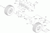 Toro 74592 (DH 220) - DH 220 Lawn Tractor, 2007 (270000001-270000651) Ersatzteile FRONT AXLE ASSEMBLY