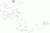 Toro 74592 (DH 220) - DH 220 Lawn Tractor, 2009 (290000001-290999999) Ersatzteile OPERATION - TRAVEL PEDAL ASSEMBLY