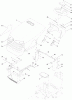 Toro 74593 (DH 220) - DH 220 Lawn Tractor, 2011 (311000001-311000400) Ersatzteile BODY AND HOOD ASSEMBLY