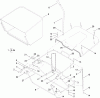 Toro 74593 (DH 220) - DH 220 Lawn Tractor, 2011 (311000001-311000400) Ersatzteile GRASS COLLECTOR ASSEMBLY