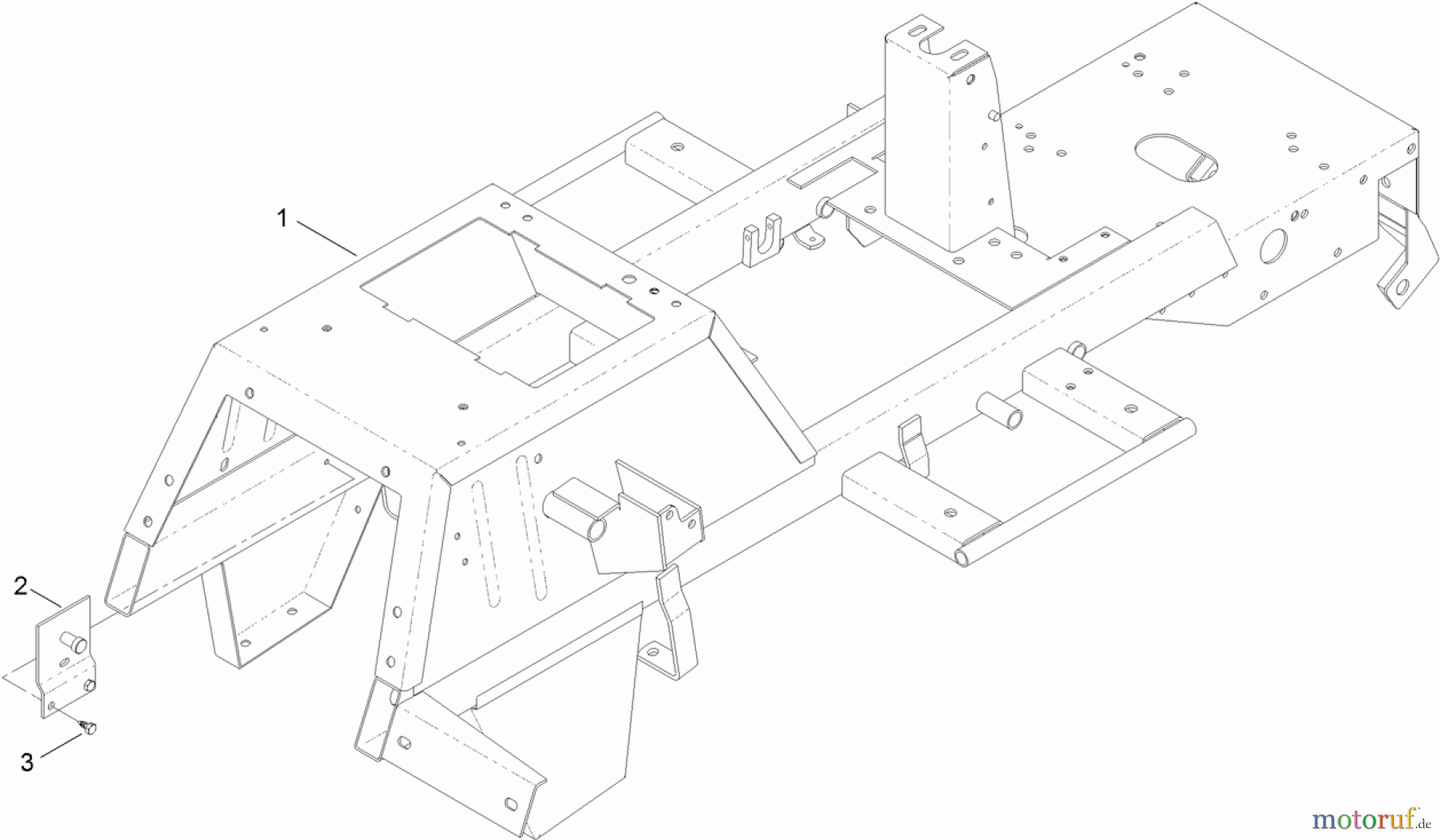 Toro Neu Mowers, Lawn & Garden Tractor Seite 1 74593 (DH 220) - Toro DH 220 Lawn Tractor, 2011 (311000401-311999999) FRAME KIT ASSEMBLY NO. 120-8750