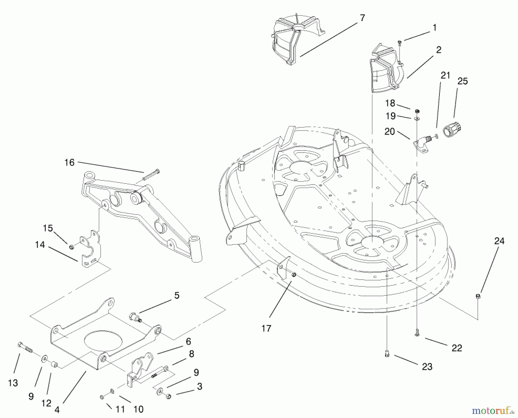  Toro Neu Mowers, Lawn & Garden Tractor Seite 1 77104 (16-38H) - Toro 16-38H Lawn Tractor, 2000 (200000001-200999999) 38