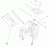 Toro 77104 (16-38H) - 16-38H Lawn Tractor, 2000 (200000001-200999999) Ersatzteile FIXED STEERING ASSEMBLY