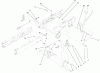 Toro 77104 (16-38H) - 16-38H Lawn Tractor, 2000 (200000001-200999999) Ersatzteile HEIGHT OF CUT COMPONENTS ASSEMBLY