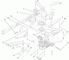 Toro 77104 (16-38H) - 16-38H Lawn Tractor, 2000 (200000001-200999999) Ersatzteile HYDRO TRANSAXLE ASSEMBLY #1