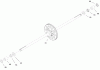 Toro 77104 (16-38H) - 16-38H Lawn Tractor, 2000 (200000001-200999999) Ersatzteile HYDRO TRANSAXLE ASSEMBLY #3