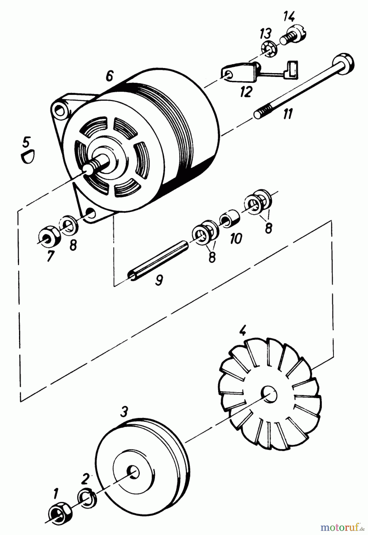 Toro Neu Mowers, Lawn & Garden Tractor Seite 2 91-20RG01 (D-250) - Toro D-250 10-Speed Tractor, 1980 ALTERNATOR AND REGULATOR/RECTIFIER