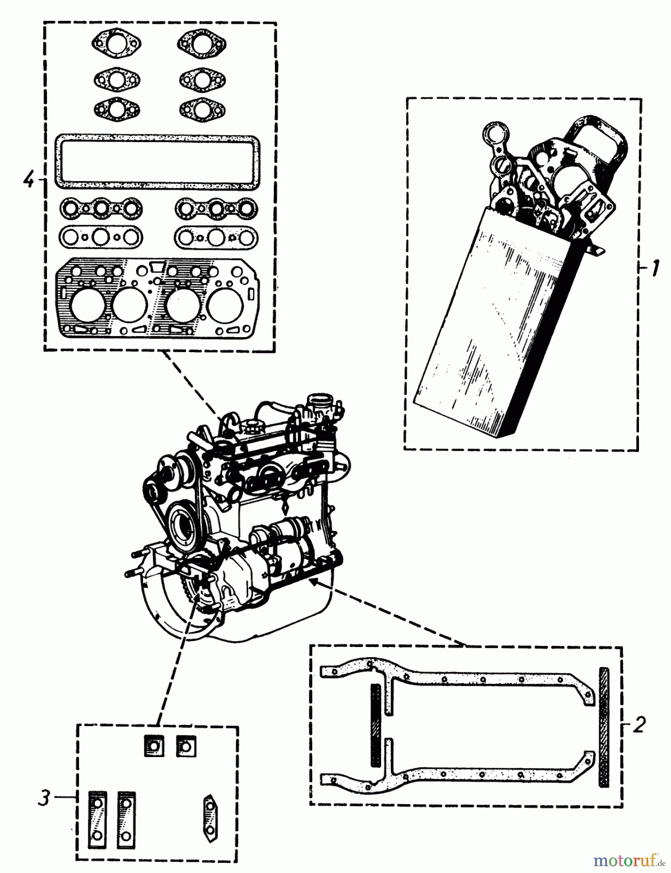 Toro Neu Mowers, Lawn & Garden Tractor Seite 2 91-20RG01 (D-250) - Toro D-250 10-Speed Tractor, 1980 GASKET SETS