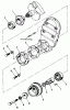 Toro 91-20RG01 (D-250) - D-250 10-Speed Tractor, 1980 Ersatzteile PTO PULLEY (CRANKSHAFT) AND COVER