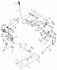 Toro 91-12K802 (C-121) - C-121 8-Speed Tractor, 1979 Ersatzteile CLUTCH, BRAKE AND SPEED CONTROL LINKAGE #2