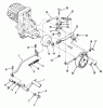 Toro 91-12K802 (C-121) - C-121 8-Speed Tractor, 1979 Ersatzteile CLUTCH, BRAKE AND SPEED CONTROL LINKAGE #3