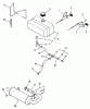 Toro 92-11BF01 (B-111) - B-111 6-Speed Tractor, 1979 Ersatzteile FUEL AND EXHAUST SYSTEMS