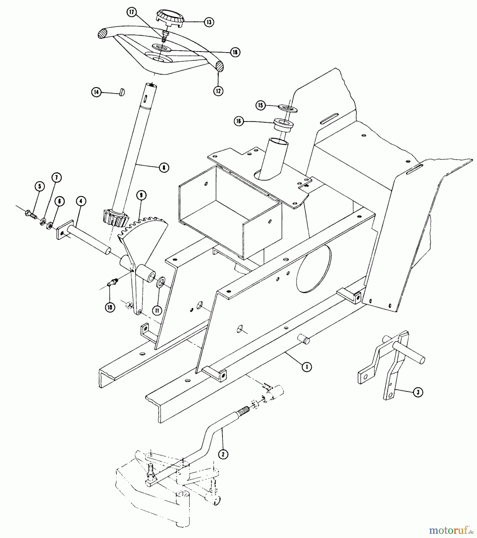 Toro Neu Mowers, Lawn & Garden Tractor Seite 2 953 - Toro 953 Tractor, 1963 953 TRACTOR STEERING REVISION