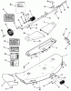 Toro A1-114201 (GT-1142) - GT-1142 8-Speed Tractor, 1982 Ersatzteile 42 & 48 IN. (107 & 122 CM) MOWER DECK