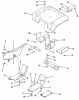 Toro A1-114201 (GT-1142) - GT-1142 8-Speed Tractor, 1982 Ersatzteile SHEET METAL AND COVERS #3