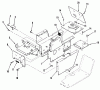 Toro A1-164202 (GT-1642) - GT-1642 Twin 8-Speed Tractor, 1983 Ersatzteile SHEET METAL AND COVERS #2