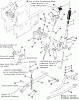 Toro A1-18BE01 (GT-1800) - GT-1800 Twin Automatic Tractor, 1984 Ersatzteile LIFT LINKAGE