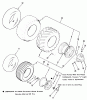 Toro A1-18BE01 (GT-1800) - GT-1800 Twin Automatic Tractor, 1984 Ersatzteile WHEELS AND TIRES