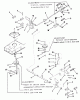 Toro A2-16BP01 (LT-1600) - LT-1600 Twin 5-Speed Tractor, 1984 Ersatzteile BRAKE AND CLUTCH LINKAGE