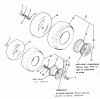 Toro A2-16BP01 (LT-1600) - LT-1600 Twin 5-Speed Tractor, 1984 Ersatzteile WHEELS AND TIRES