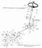 Toro B1-12R801 (512-D) - 512-D 8-Speed Tractor, 1986 Ersatzteile FRONT AXLE AND STEERING