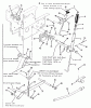 Toro B1-12R801 (512-D) - 512-D 8-Speed Tractor, 1986 Ersatzteile MANUAL LIFT LINKAGE