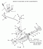 Toro B1-12R801 (512-D) - 512-D 8-Speed Tractor, 1986 Ersatzteile PTO CLUTCH AND CONTROL