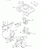 Toro B1-12R801 (512-D) - 512-D 8-Speed Tractor, 1986 Ersatzteile SHEET METAL AND COVERS #3