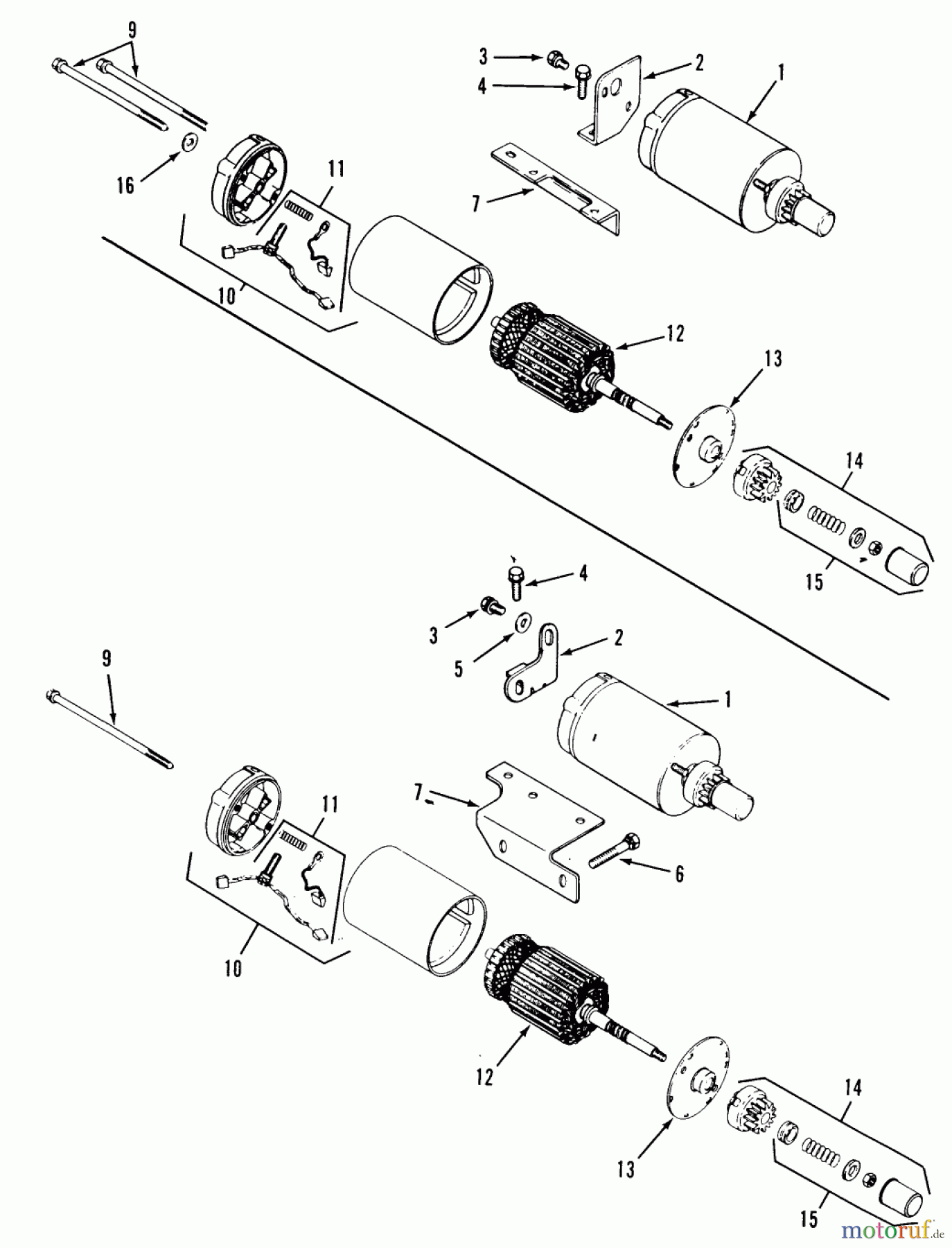 Toro Neu Mowers, Lawn & Garden Tractor Seite 2 R1-16O801 (316-8) - Toro 316-8 Garden Tractor, 1990 KOHLER STARTER