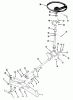 Toro E1-18OE01 (518-HE) - 518-HE Automatic Garden Tractor, 1988 Ersatzteile FRONT AXLE AND STEERING