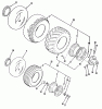 Toro E1-18OE01 (518-HE) - 518-HE Automatic Garden Tractor, 1988 Ersatzteile WHEELS AND TIRES
