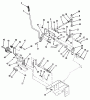 Toro R1-18OE01 (518-H) - 518-H Garden Tractor, 1990 Ersatzteile CLUTCH, BRAKE & SPEED CONTROL LINKAGE #1