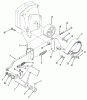 Toro R1-18OE01 (518-H) - 518-H Garden Tractor, 1990 Ersatzteile CLUTCH, BRAKE & SPEED CONTROL LINKAGE #2