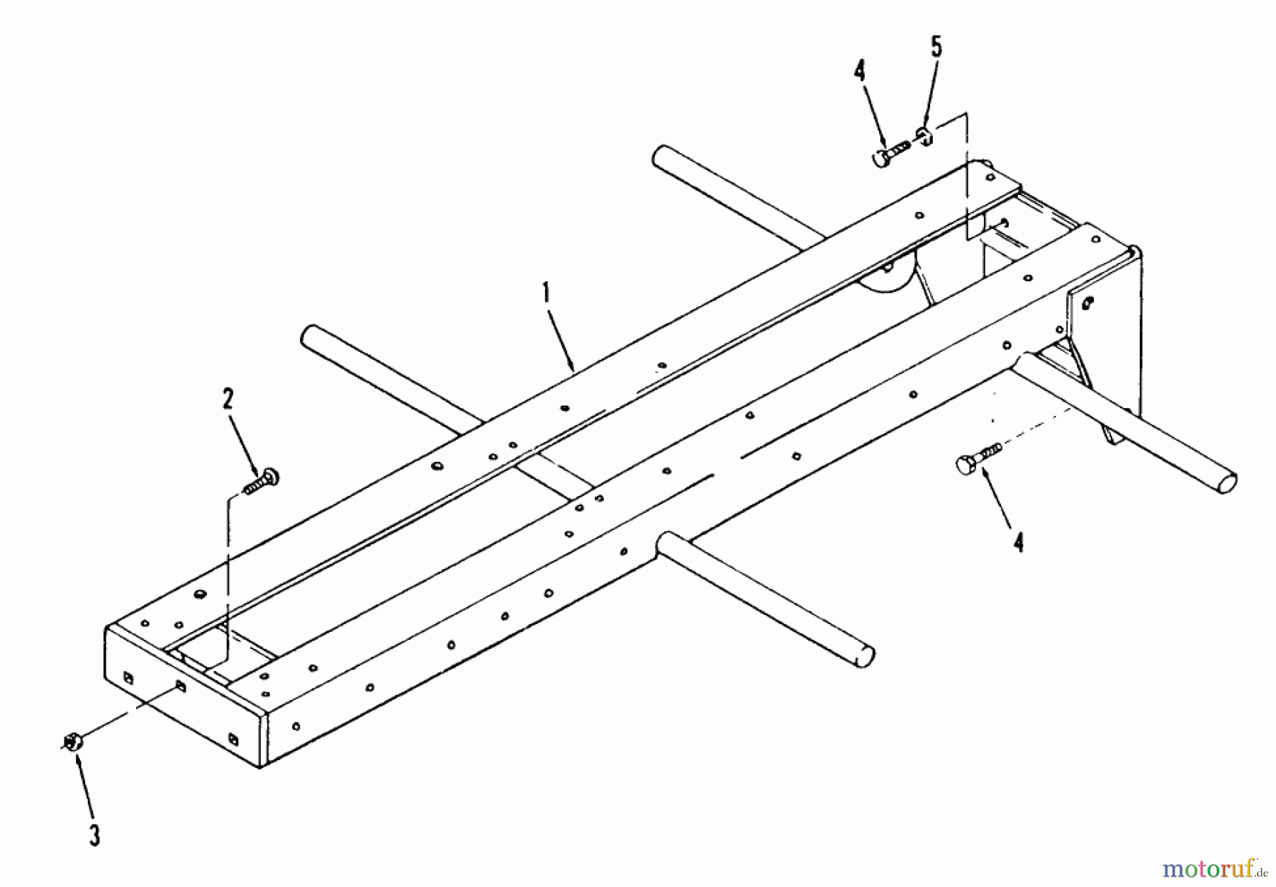 Toro Neu Mowers, Lawn & Garden Tractor Seite 2 R1-18OE01 (518-H) - Toro 518-H Garden Tractor, 1990 FRAME