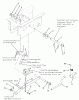Toro R1-18OE01 (518-H) - 518-H Garden Tractor, 1990 Ersatzteile HYDRAULIC LIFT LINKAGE
