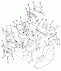 Toro R1-18OE01 (518-H) - 518-H Garden Tractor, 1990 Ersatzteile SHEET METAL AND COVERS #2