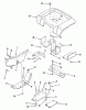 Toro R1-18OE01 (518-H) - 518-H Garden Tractor, 1990 Ersatzteile SHEET METAL AND COVERS #3