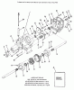 Toro R1-18OE01 (518-H) - 518-H Garden Tractor, 1990 Ersatzteile TRANSAXLE