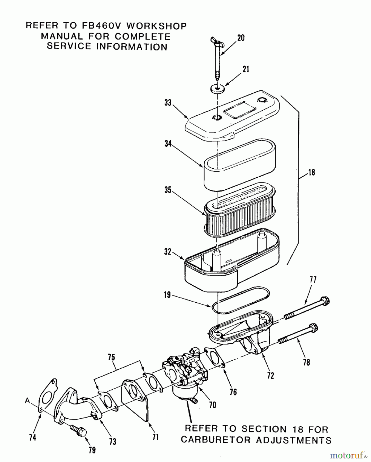 Toro Neu Mowers, Lawn & Garden Tractor Seite 2 E2-09K401 (210-4) - Toro 210-4 Tractor, 1988 AIR FILTER A CARBURETOR