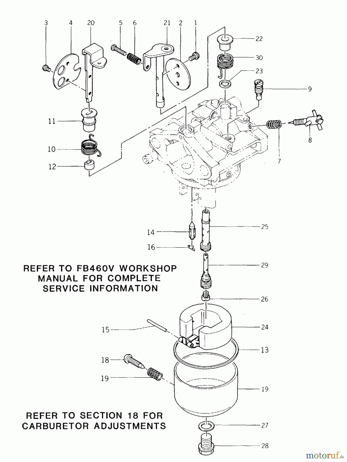 Toro Neu Mowers, Lawn & Garden Tractor Seite 2 E2-09K401 (210-4) - Toro 210-4 Tractor, 1988 CARBURETOR