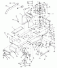 Toro R2-12K501 (212-5) - 212-5 Tractor, 1989 Ersatzteile FRAME, SHEET METAL AND COVERS #1