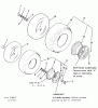Toro E2-17K502 (227-5) - 227-5 Tractor, 1989 Ersatzteile WHEELS AND TIRES