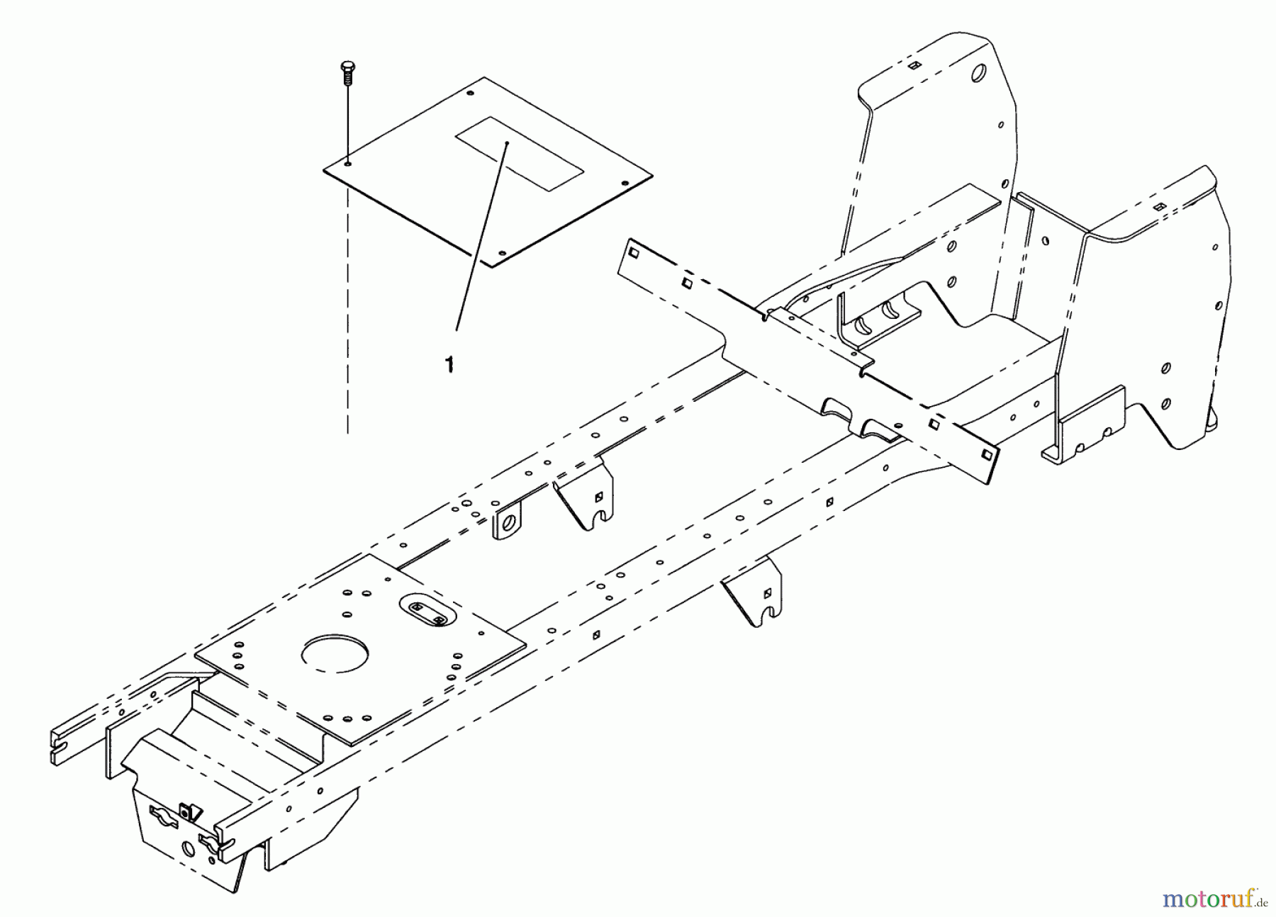 Toro Neu Accessories, Mower 93-9252 - Toro CE Kit For Model 72103 FOOTREST PLATE ASSEMBLY