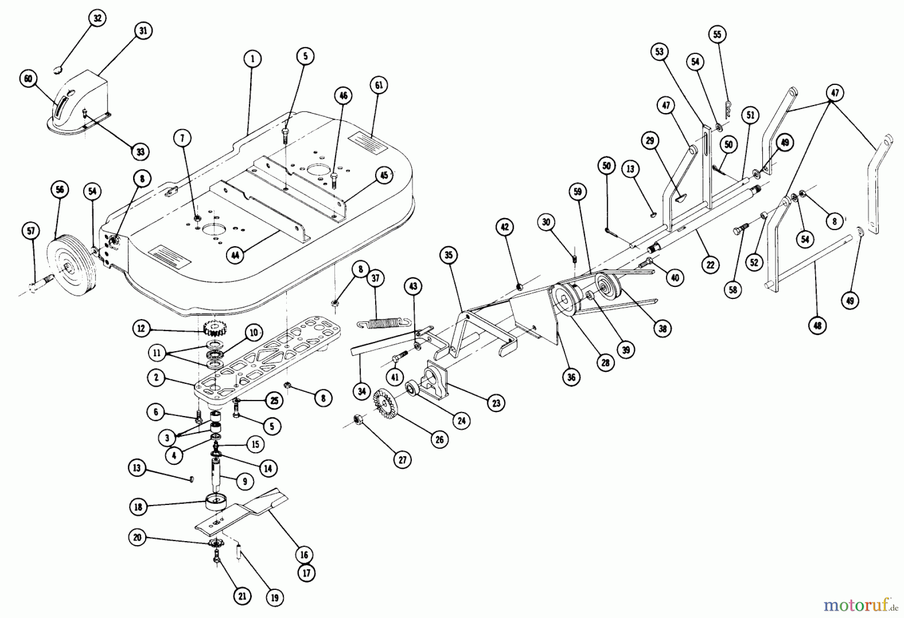 Toro Neu Mowers, Lawn & Garden Tractor Seite 2 L-157 - Toro L-157 Tractor, 1967 PARTS LIST FOR RM-117 32