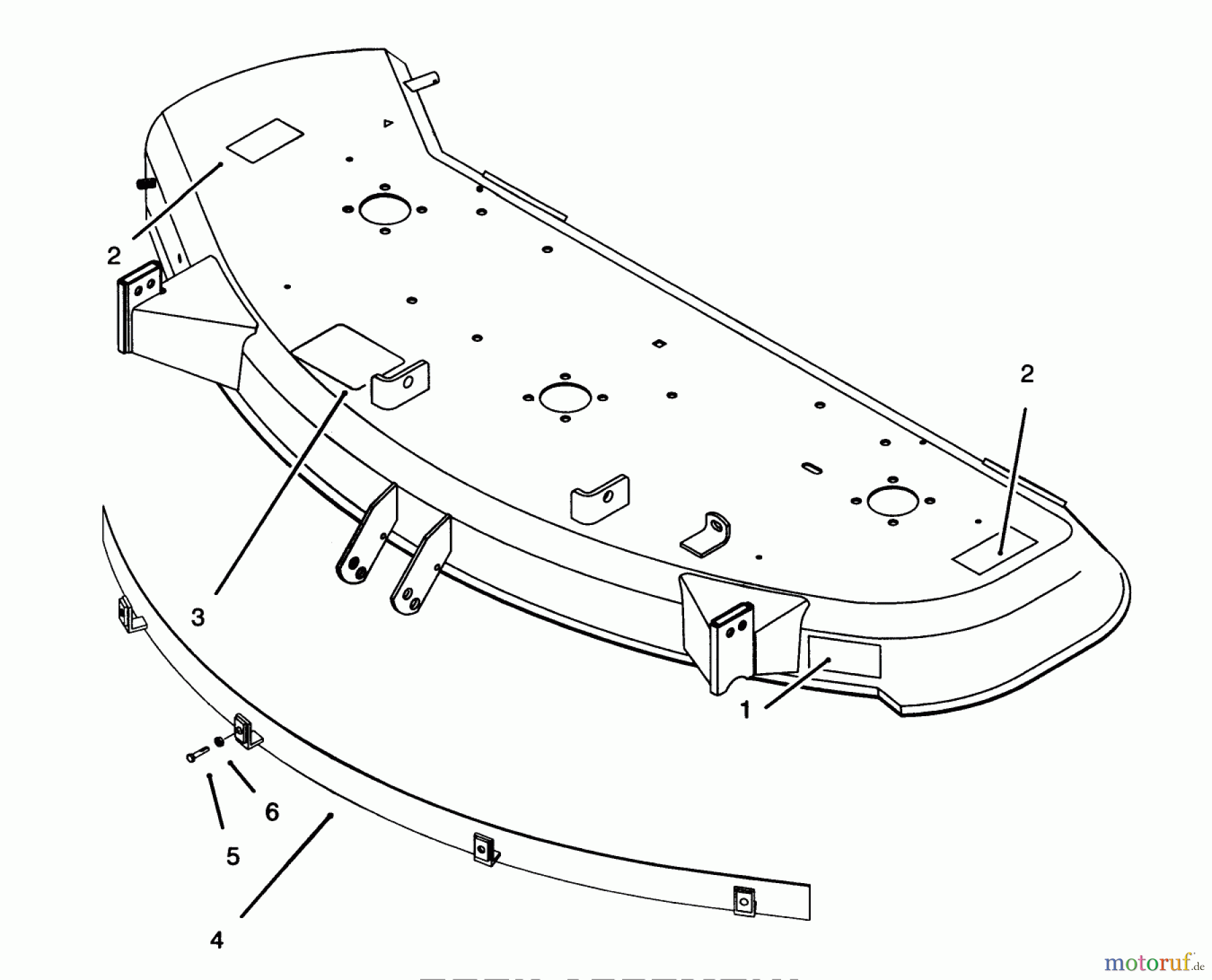 Toro Neu Accessories, Mower 93-9256 - Toro CE Kit For Model 78260 DECK ASSEMBLY
