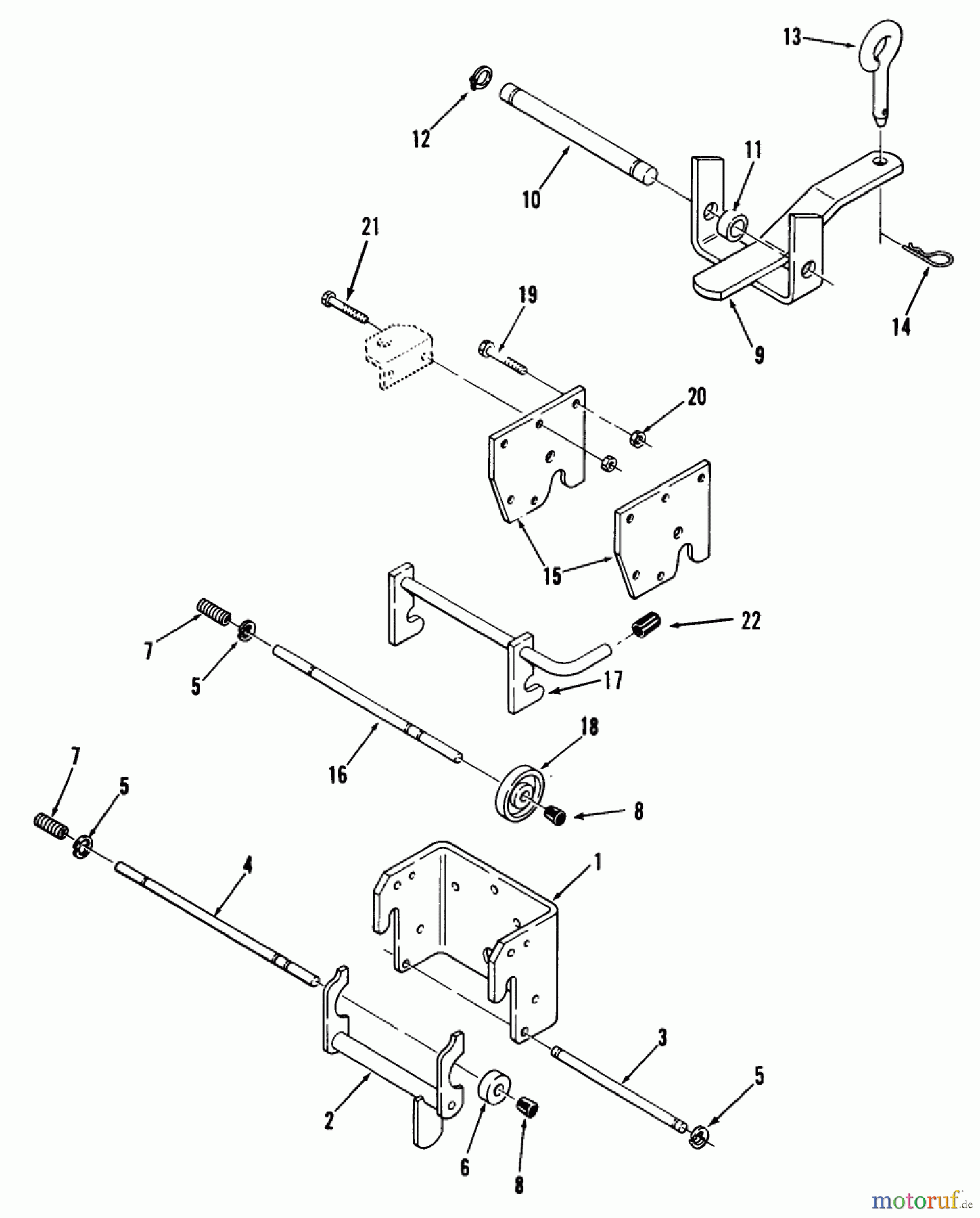 Toro Neu Mowers, Lawn & Garden Tractor Seite 2 R1-12K802 (312-8) - Toro 312-8 Garden Tractor, 1990 HITCHES